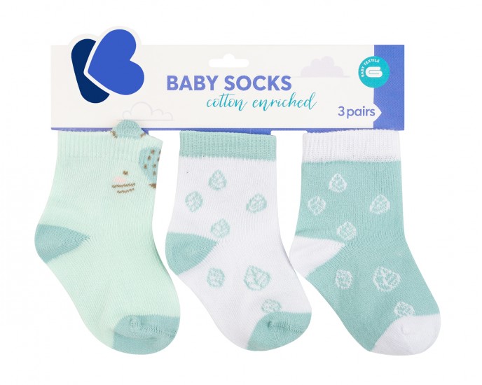 Baby socks with 3D ears Jungle King 1-2y