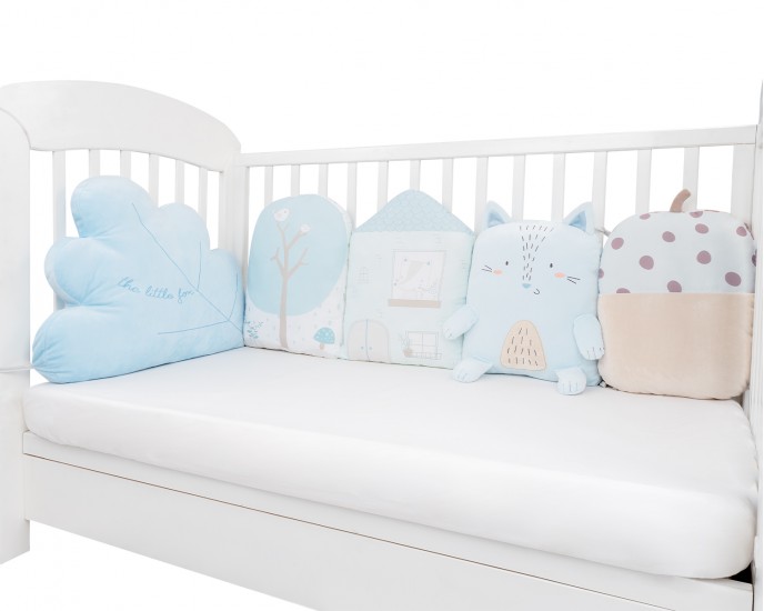 Baby cot plush pillow set Little Fox ΔΙΑΚΟΣΜΗΤΙΚΑ ΜΑΞΙΛΑΡΑΚΙΑ