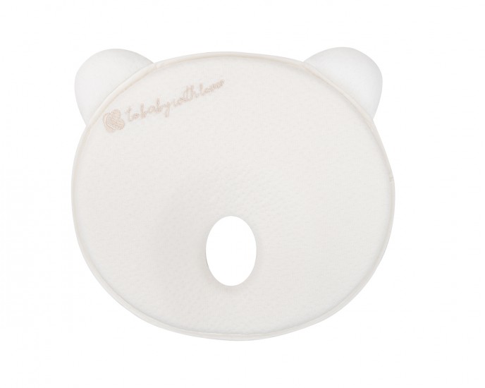 Memory foam ergonomic pillow Bear Airknit White