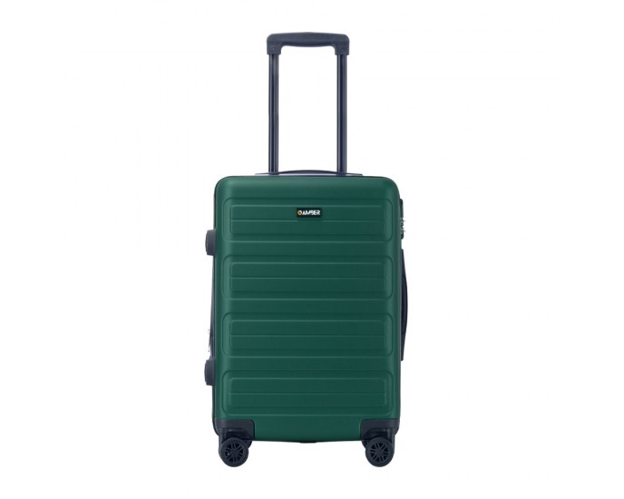 Βαλίτσα Καμπίνας Με Προέκταση AMBER Πράσινο AM1003 ΜΙΚΡΕΣ ΚΑΜΠΙΝΑΣ