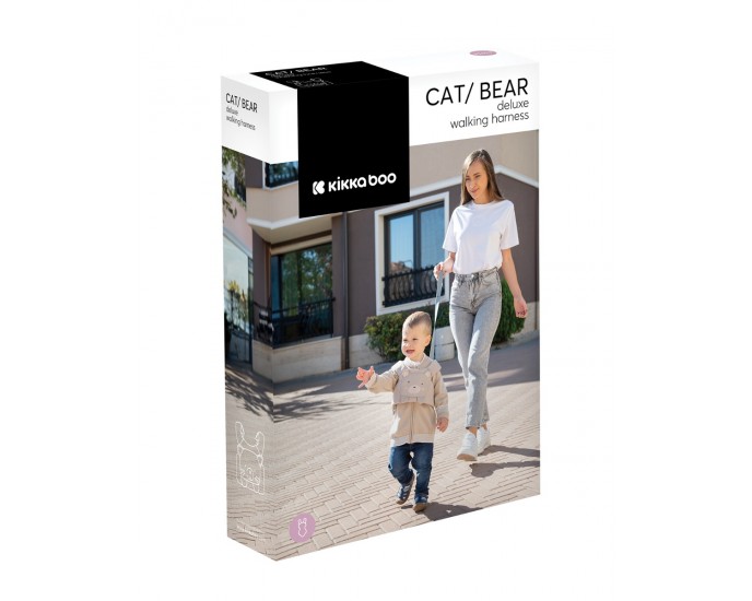 Walking harness Cat Grey 2024