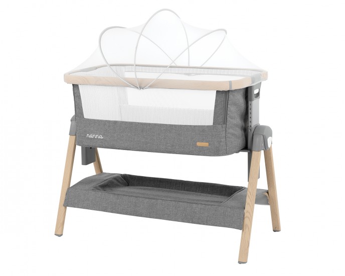 Bedside crib Nanna Dark Grey 2020