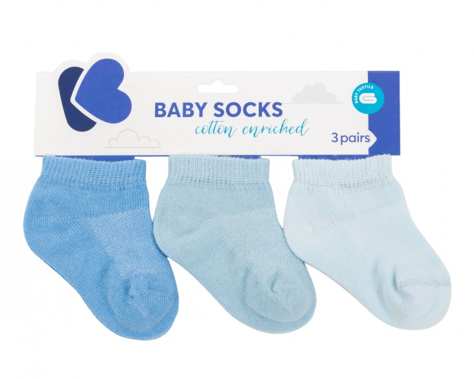 Baby summer socks Blue 2-3y