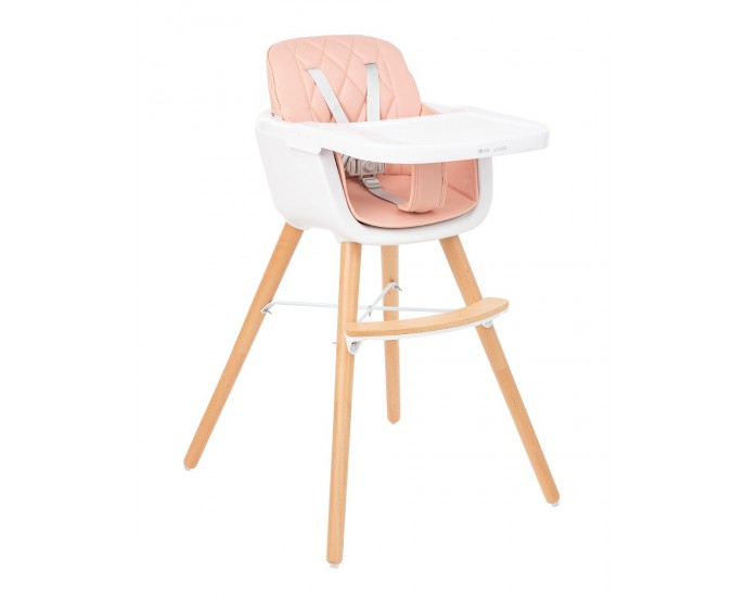 Highchair 2in1 Woody Pink