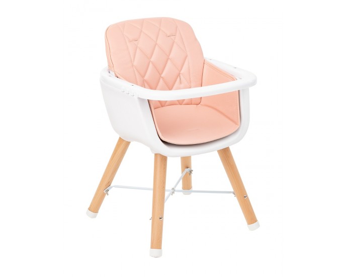 Highchair 2in1 Woody Pink