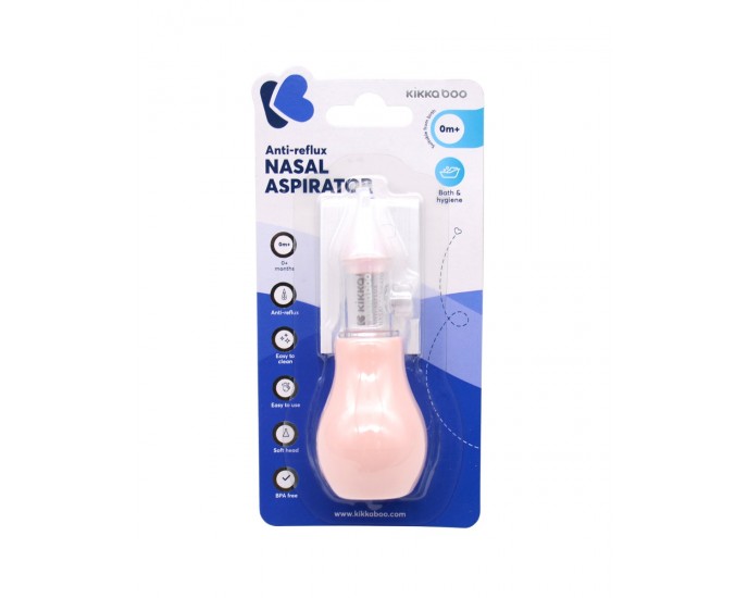 Nasal aspirator anti-reflux Pink 
