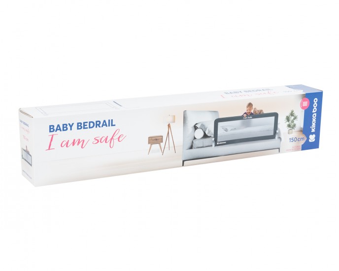 Bed rail I am safe Grey 150 cm