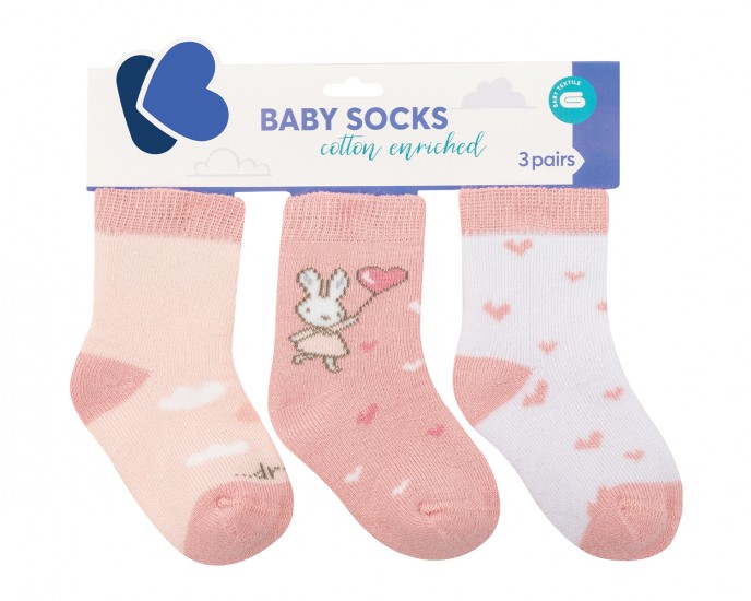 Baby socks thermal Rabbits in Love 2-3y