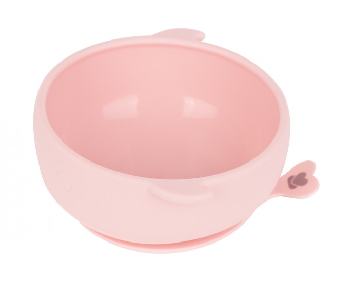 Silicone bowl Whale Pink