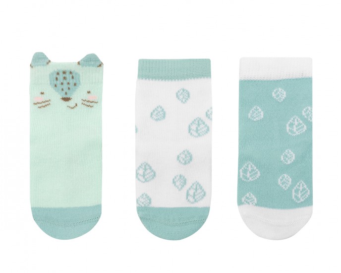 Baby socks with 3D ears Jungle King 1-2y