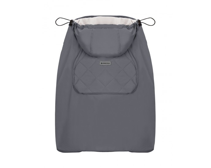 Universal winter cover for carrier and stroller Grey