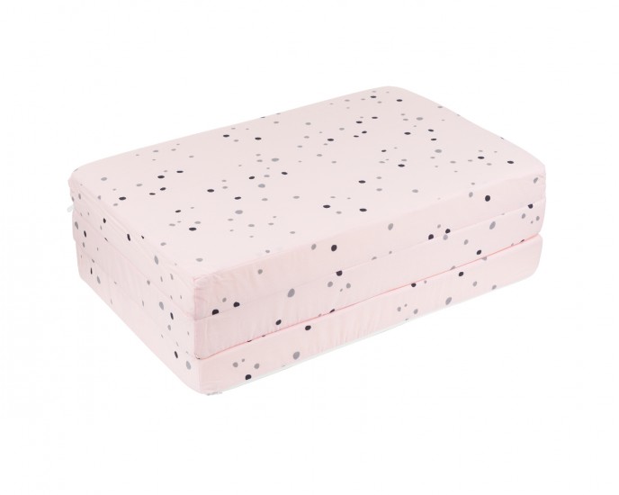 Foldable mattress 60х120х5cm Bear with me Pink ΣΤΡΩΜΑΤΑ ΚΟΥΝΙΑΣ