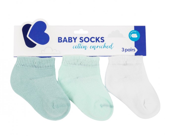 Baby summer socks Mint 2-3y