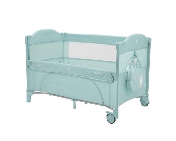 Baby cot 2 levels Milky Way Mint 2023
