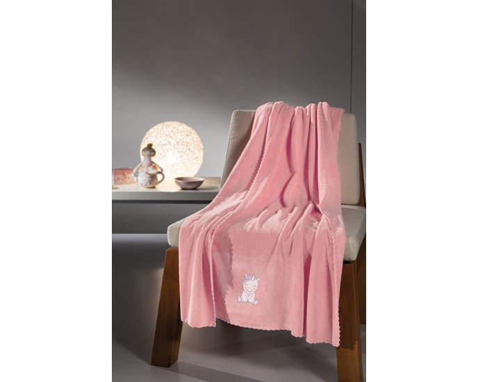 Βρεφική Κουβέρτα Κούνιας Fleece 100x140 Mythical Pink Guy Laroche