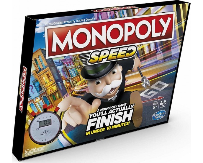 Επιτραπέζιο Monopoly Ταχύτητας Hasbro ΠΑΙΧΝΙΔΙΑ