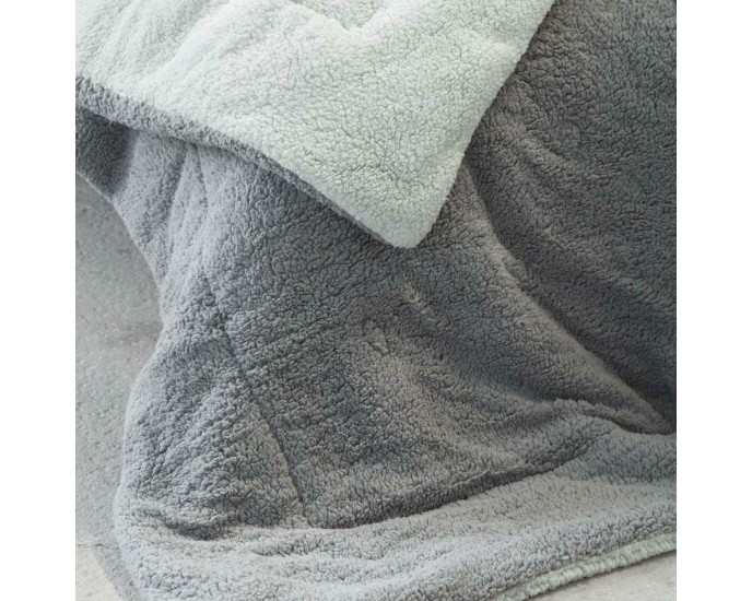 Κουβέρτα/Πάπλωμα Μονό 150x220 - Melt Mint/Dark Gray Nima Home ΛΕΥΚΑ ΕΙΔΗ