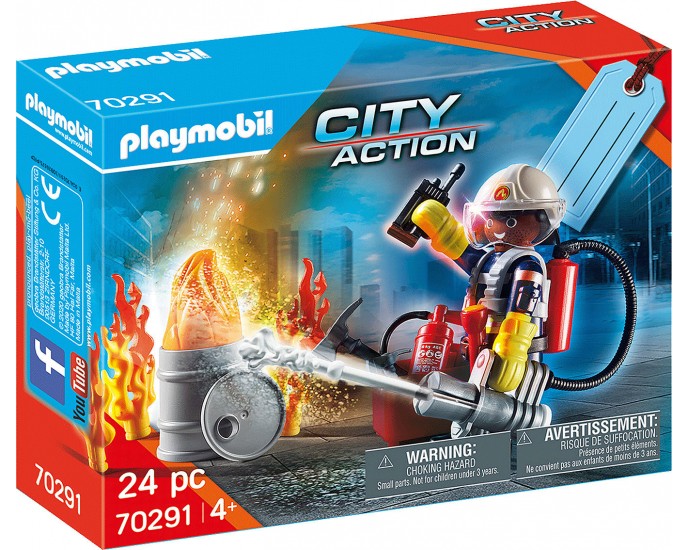 Gift Set - Πυροσβέστης Με Αντλία Νερού [City Action] 70291 Playmobil PLAYMOBIL