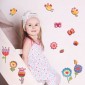 Birds & Flowers αυτοκόλλητα 3 επιπέδων M