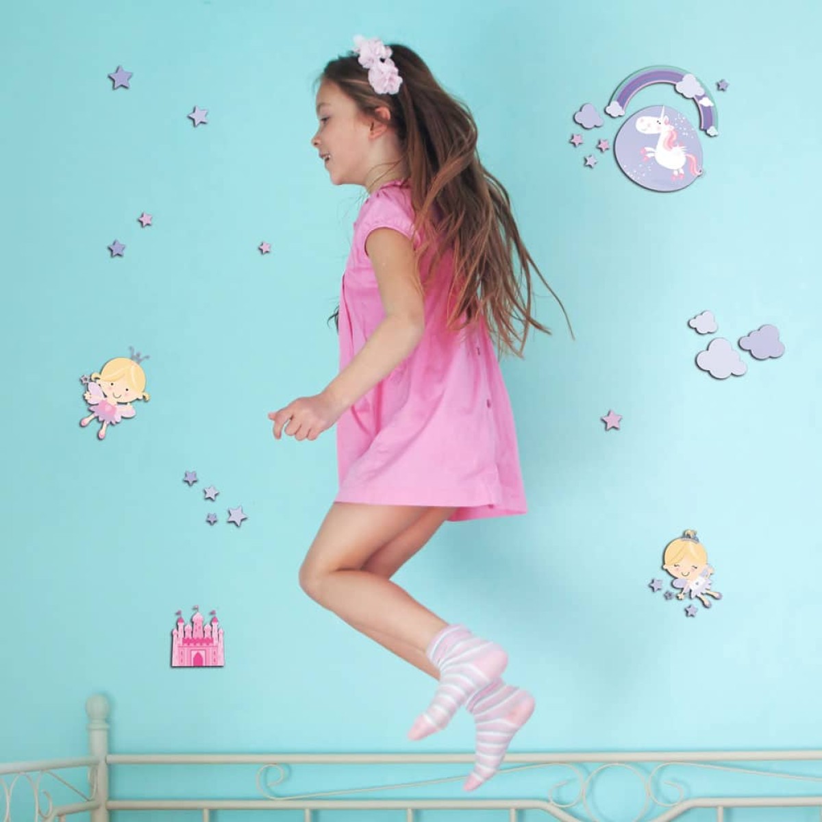 Happy Fairies αυτοκόλλητα 3 επιπέδων M