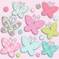 Butterfly αυτοκόλλητα 3 επιπέδων M