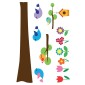 Tree With Flowers αυτοκόλλητα τοίχου XL