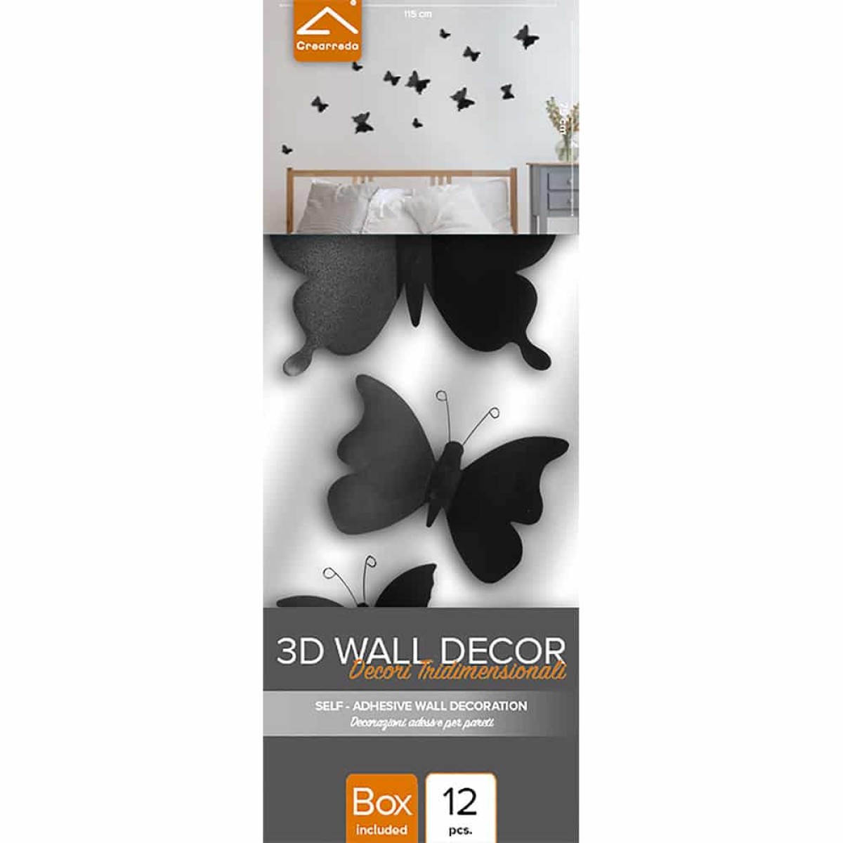 Black Butterflies 3D πολυπροπυλενίου