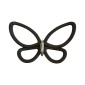 Black Metal Butterflies 3D μεταλλικές