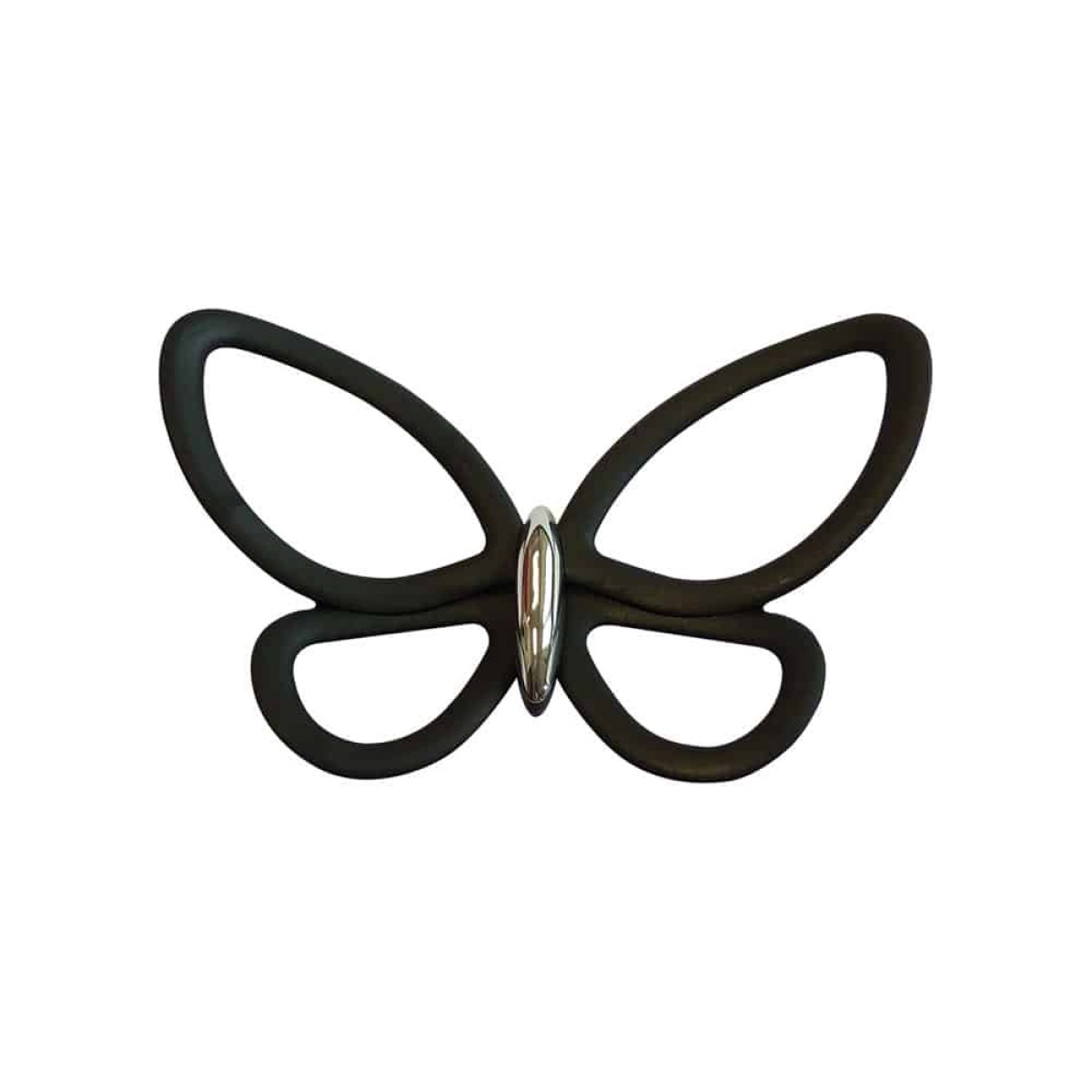 Black Metal Butterflies 3D μεταλλικές