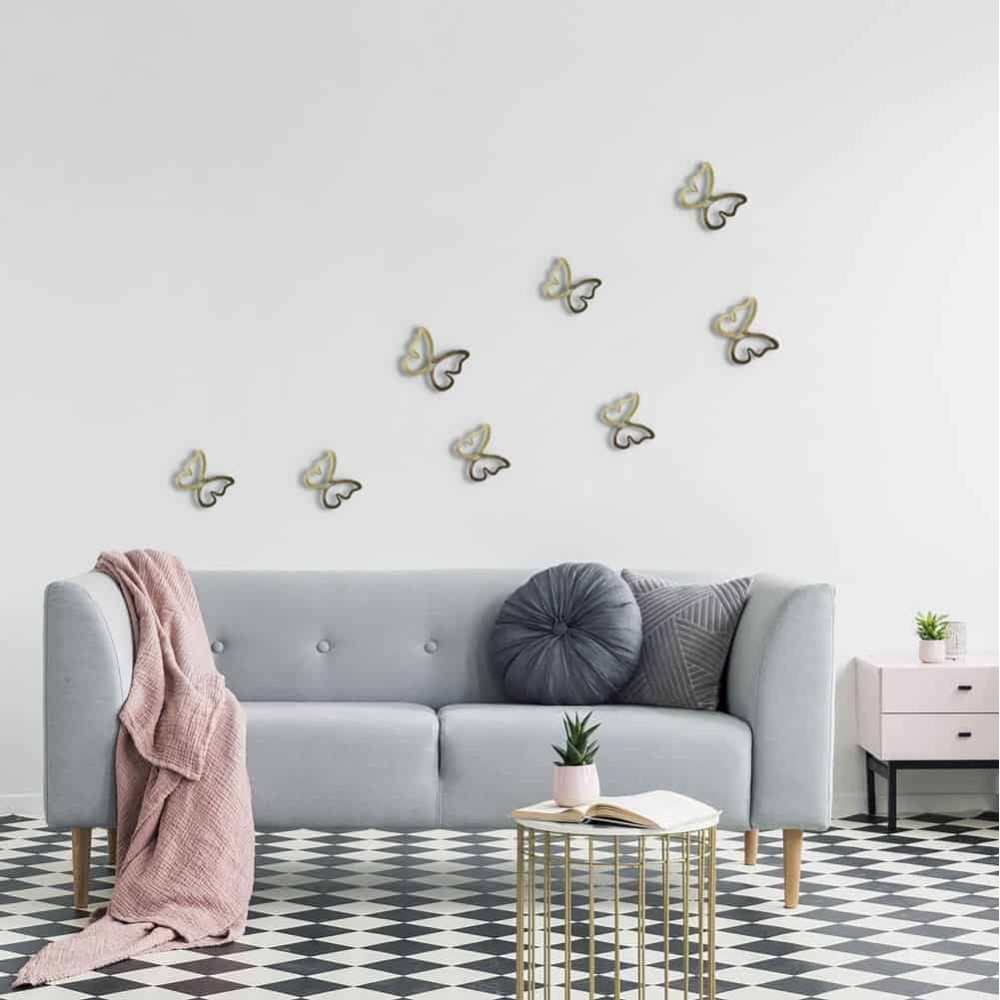 Gold Butterflies 3D πολυπροπυλενίου (24011)