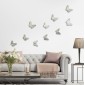 Silver Butterflies 3D πολυπροπυλενίου