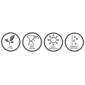 Bronze Butterflies 3D πολυπροπυλενίου