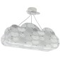 Clouds Gray κρεμαστό τρίφωτο οροφής (41410E)
