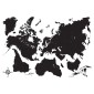 Black Map αυτοκόλλητα τοίχου βινυλίου L