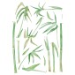 Bamboo αυτοκόλλητα τοίχου βινυλίου