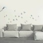Watercolour Butterflies αυτοκόλλητα τοίχου βινυλίου M
