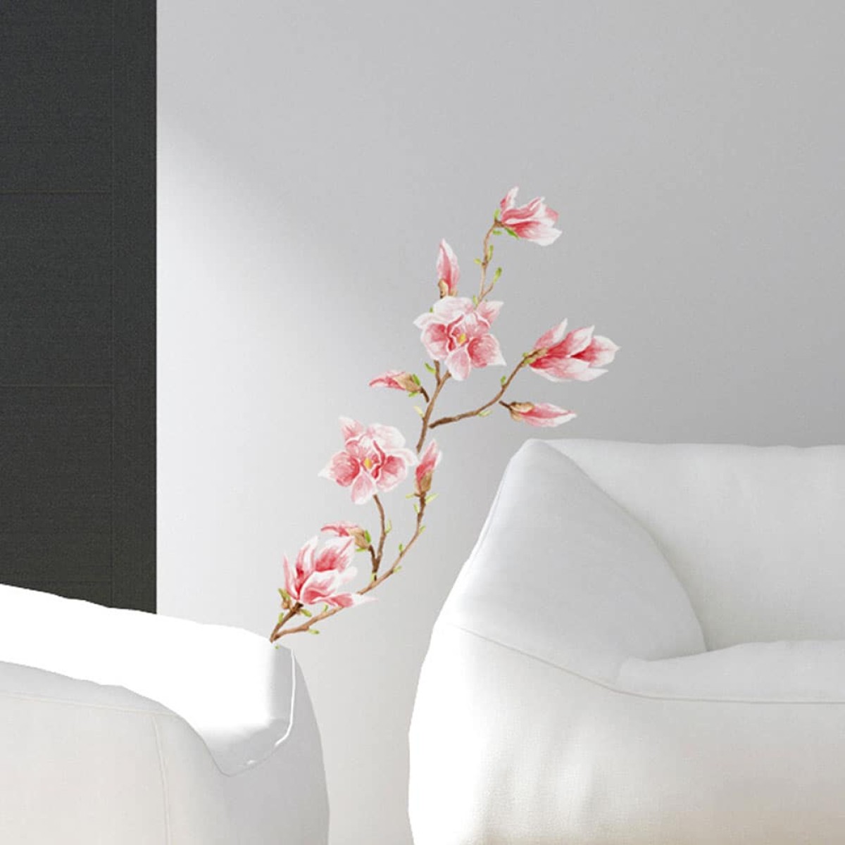 Magnolia αυτοκόλλητα τοίχου βινυλίου