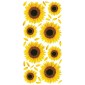 Sunflowers αυτοκόλλητα τοίχου βινυλίου