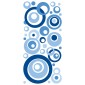 Blue Circles αυτοκόλλητα τοίχου βινυλίου