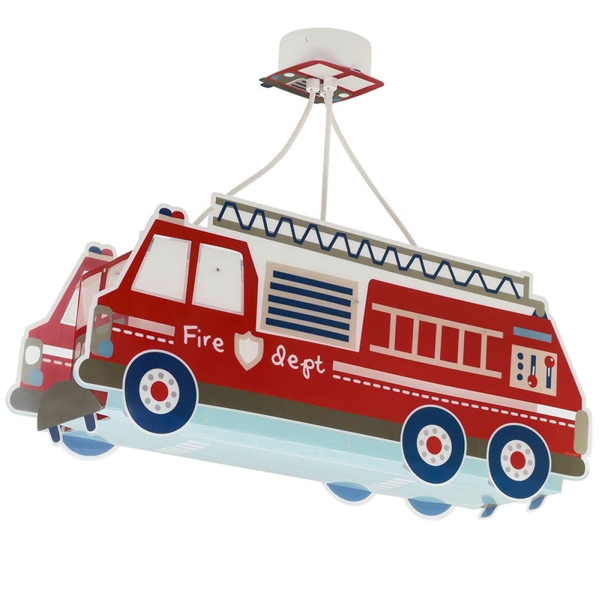Firetruck κρεμαστό τρίφωτο οροφής (60610)