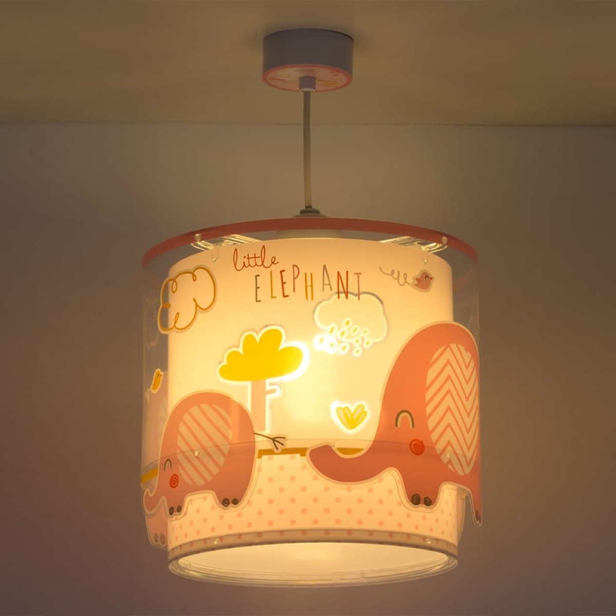 Little Elephant Pink παιδικό φωτιστικό οροφής (61332S)
