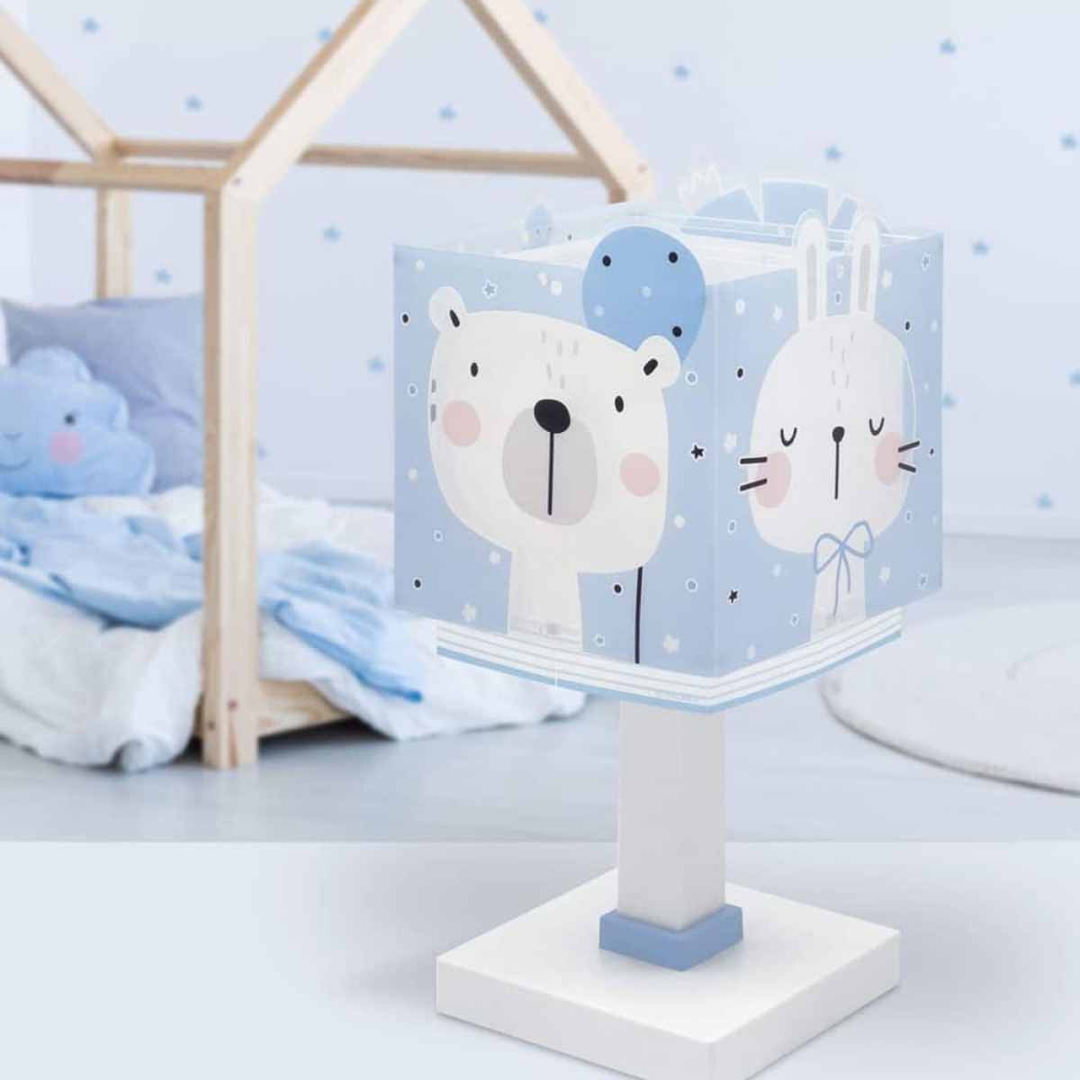 Baby Jungle Blue κομοδίνου παιδικό φωτιστικό (63111T)