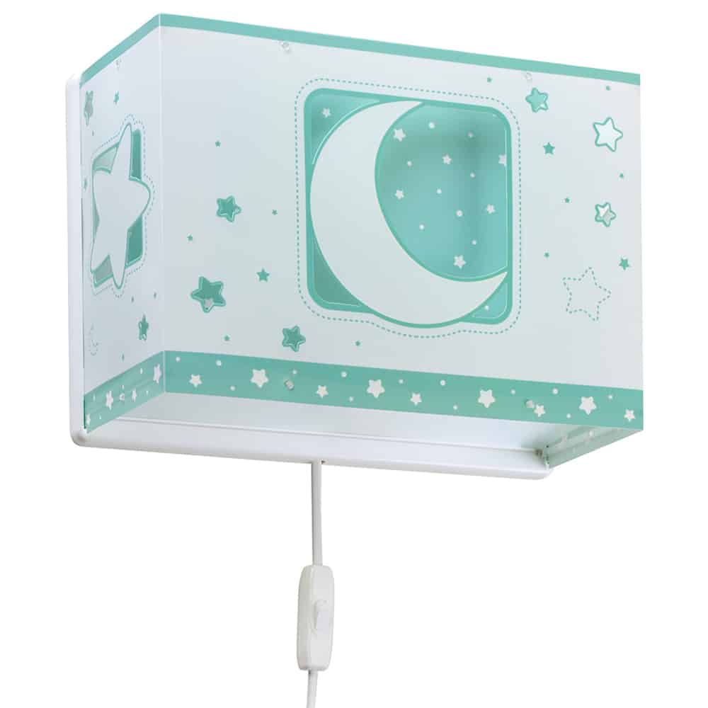 MoonLight Green απλίκα τοίχου διπλού τοιχώματος (63238[H])