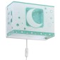 MoonLight Green απλίκα τοίχου διπλού τοιχώματος (63238[H])