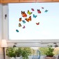 Butterflies αυτοκόλλητα βινυλίου για τζάμι S