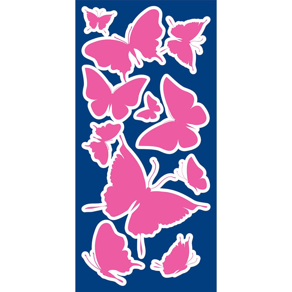 Butterflies φωσφορίζοντα τοίχου S (77224)