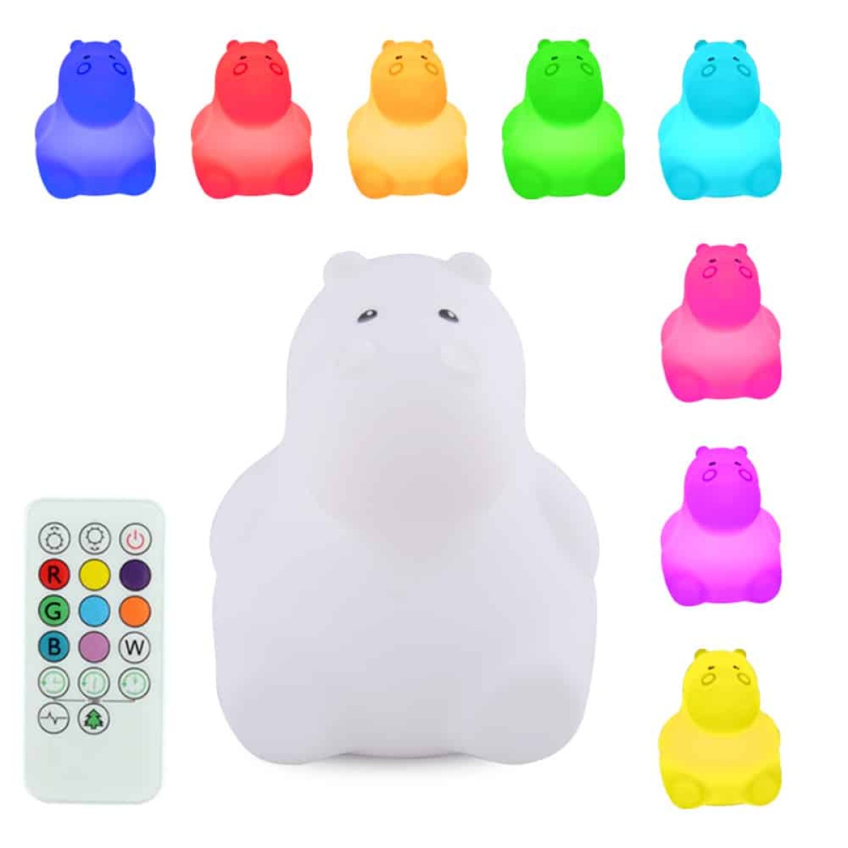 Hippo mini light φορητό φωτιστικό νυκτός (ANG-215)