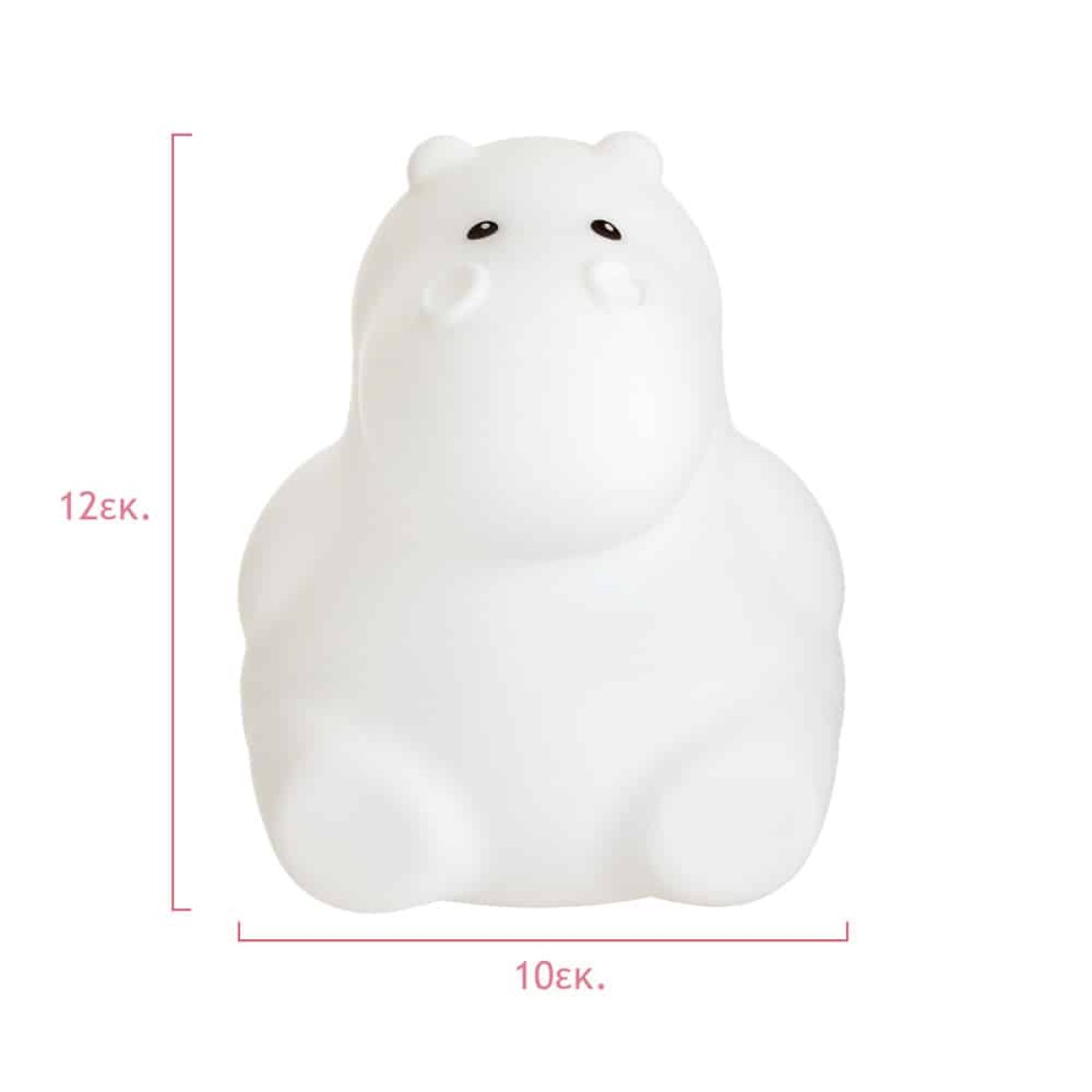 Hippo mini light φορητό φωτιστικό νυκτός (ANG-215)