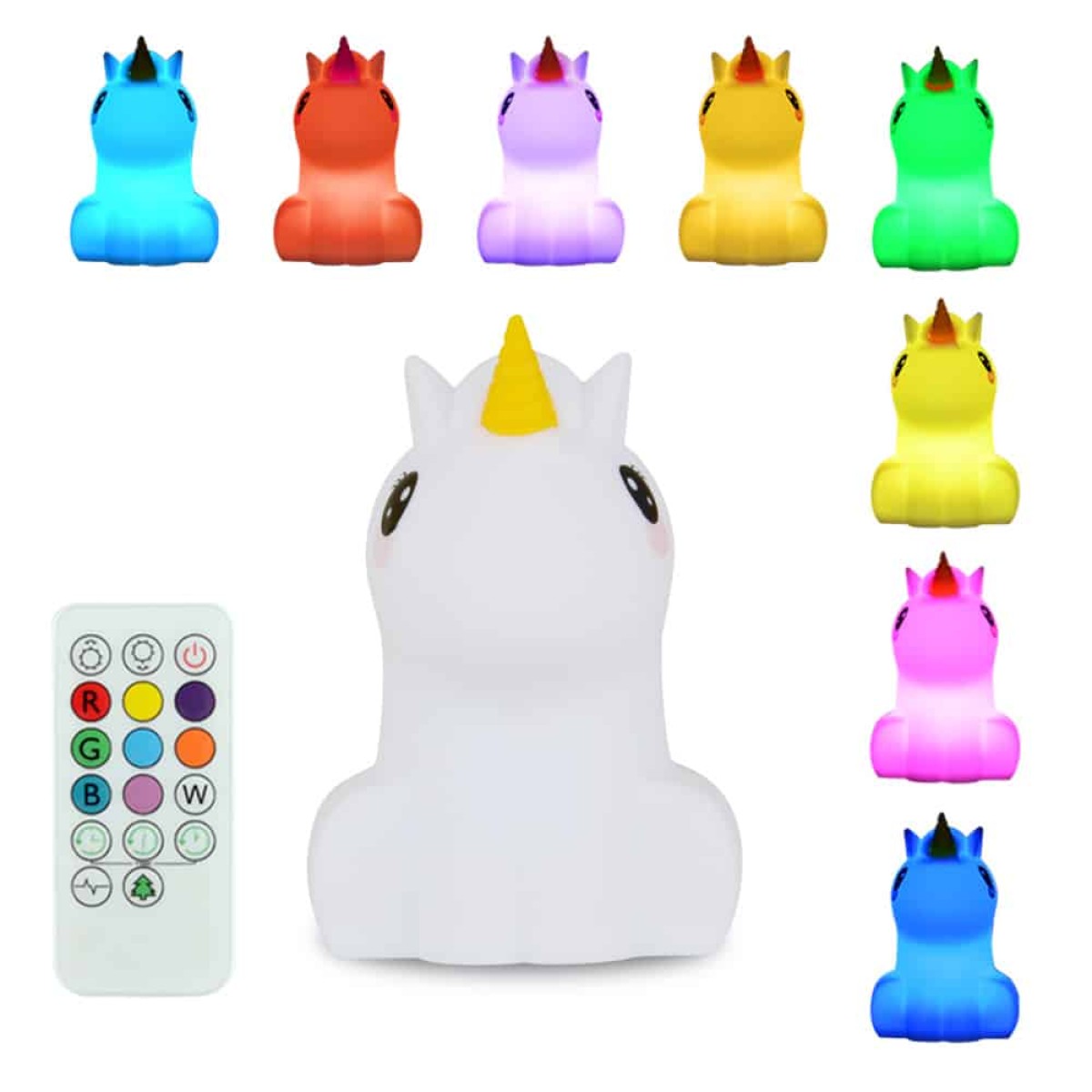 Unicorn mini light φορητό φωτιστικό νυκτός (ANG-219)