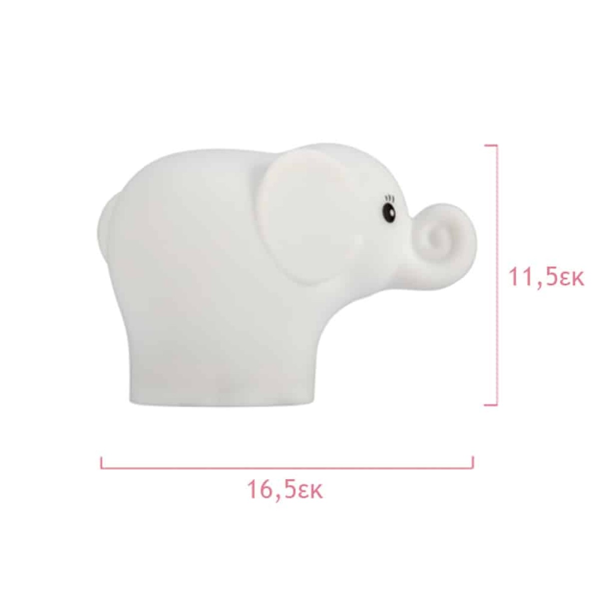Elephant mini light φορητό φωτιστικό (ANG-223)